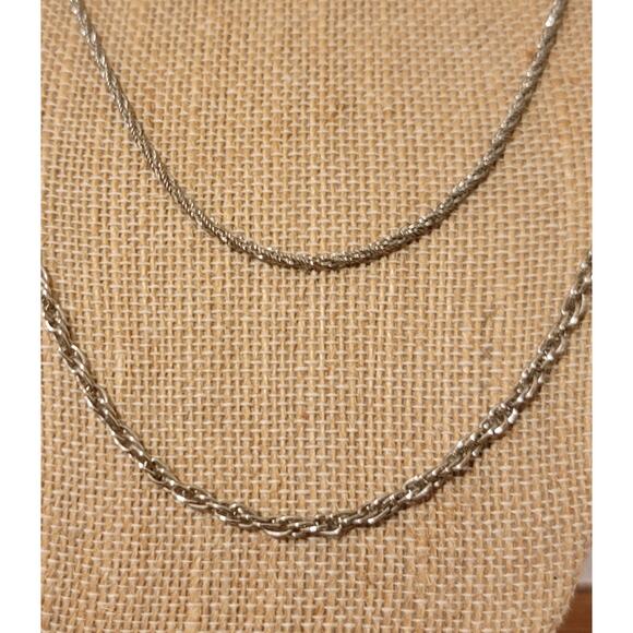 Necklace lot, fashion silver tone - Picture 3 of 4